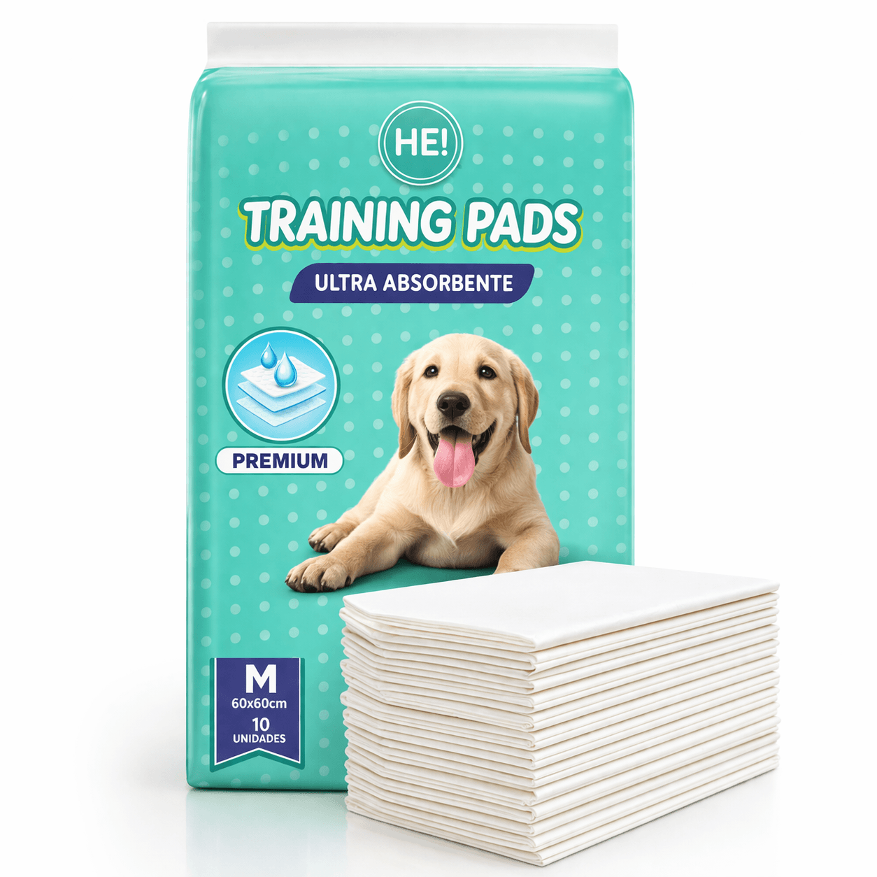 Sabanillas Training Pads HEI Ultra Absorbente 60 x 60 cm 50 Unidades