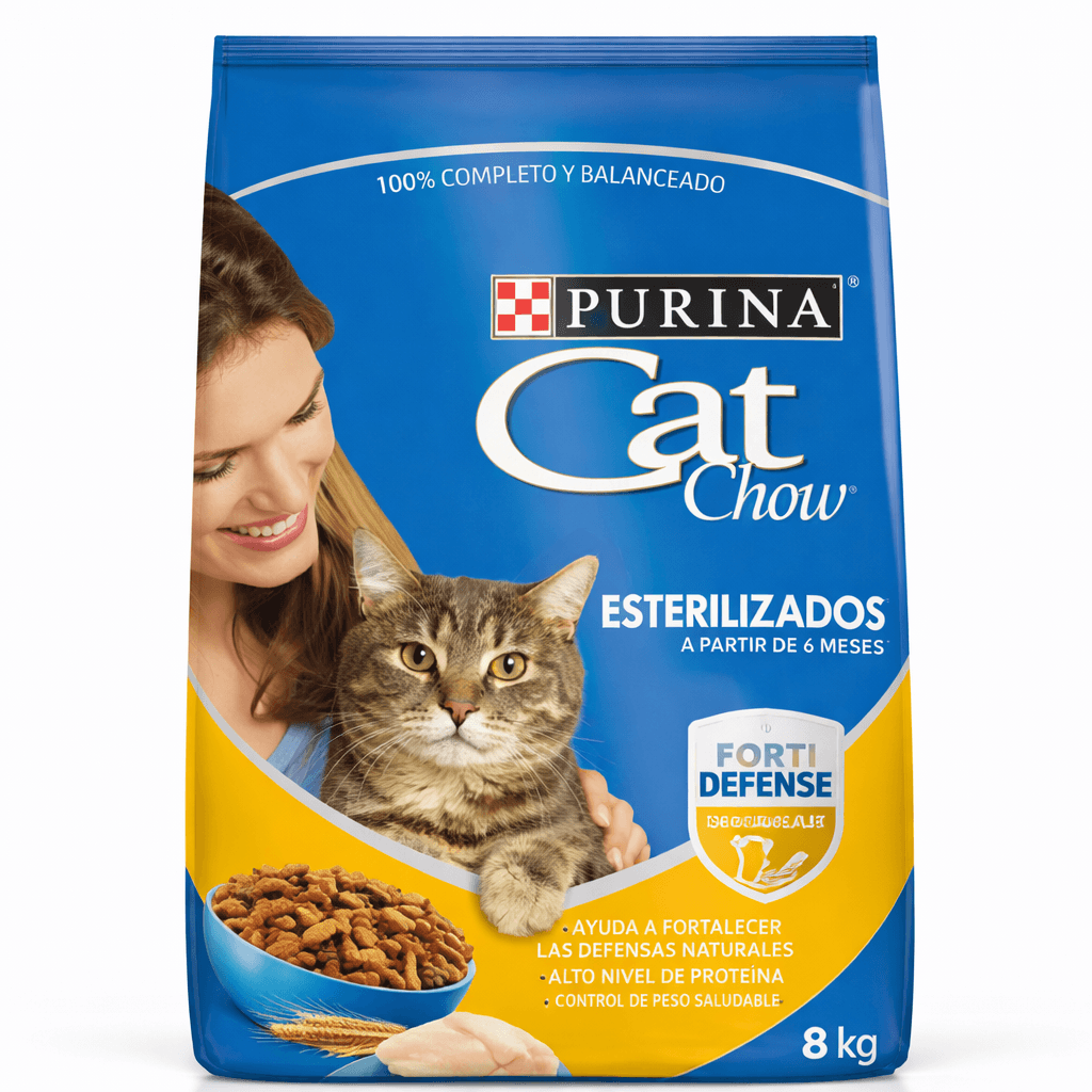 Cat Chow Esterilizados Alimento para Gatos 8 Kg