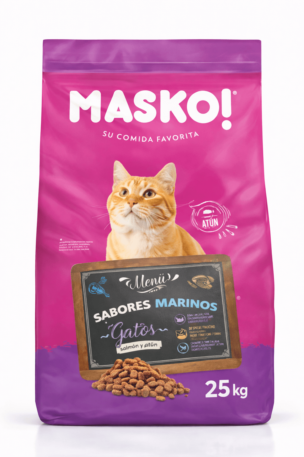 Masko Cat Sabores Marinos Alimento para Gatos 25 Kg