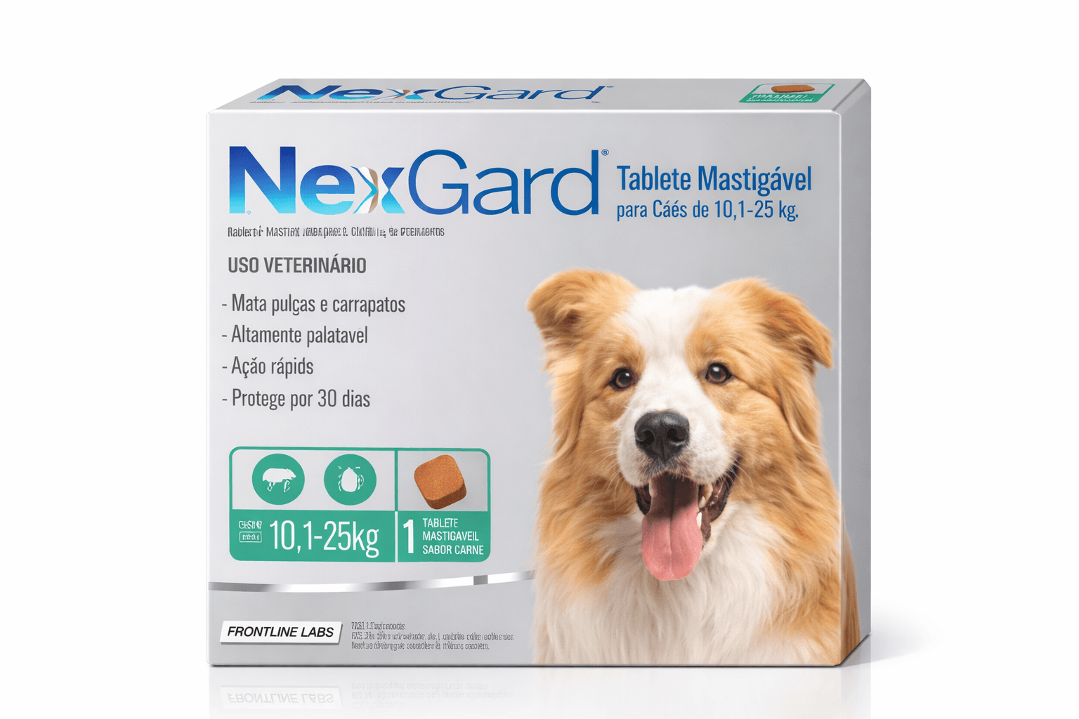 NexGard Antiparasitario para Perros de 10 a 25 Kg 3 Comprimidos