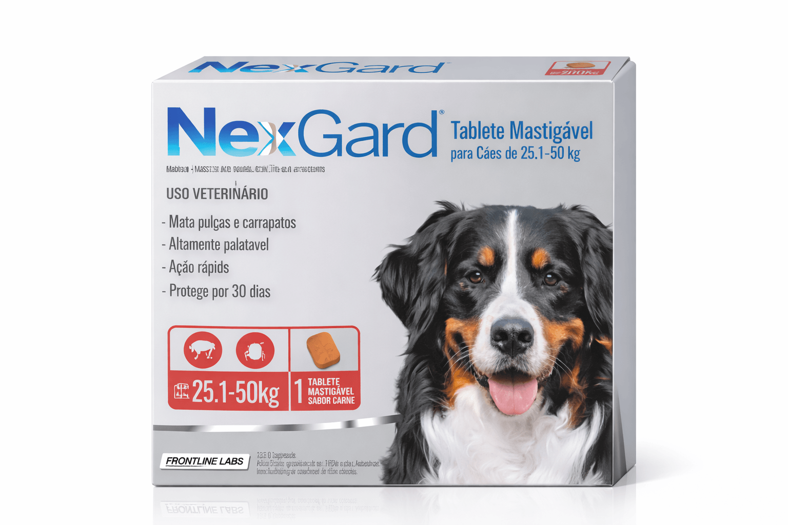 NexGard Antiparasitario para Perros de 25 a 50 Kg 1 Comprimido