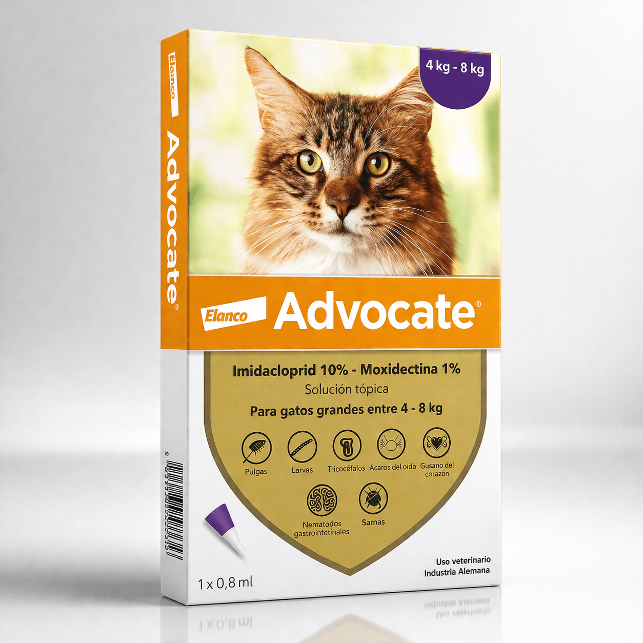 Advocate Gato Antiparasitario para Gatos de 4 a 8 Kg