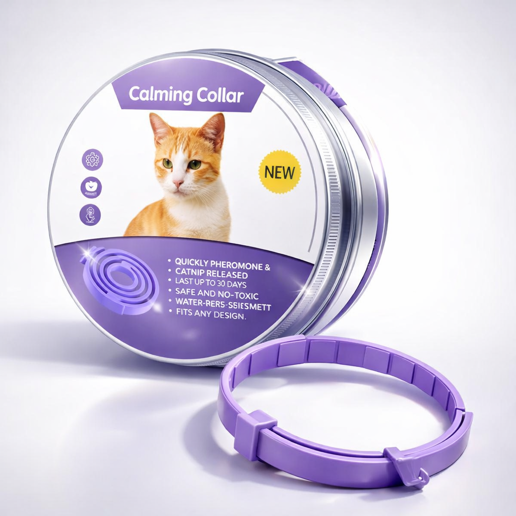 Collar Calmante para Gatos 38 cm / 30 g con Feromonas de Larga Duración