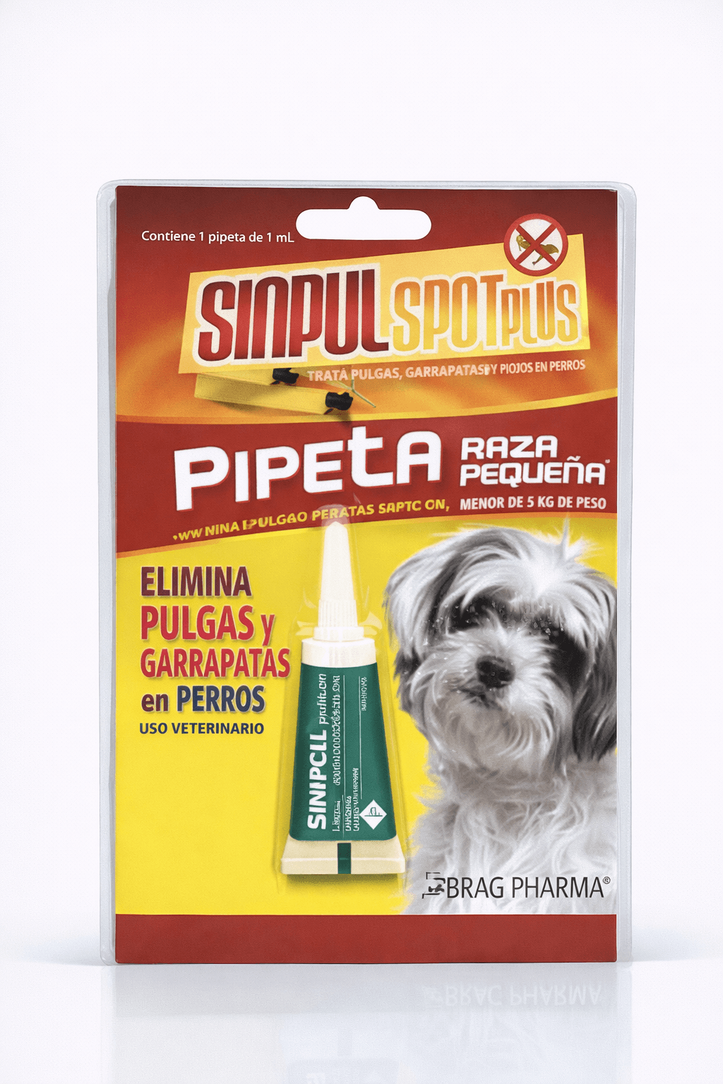 Sinpul Spot Plus Pipeta Antiparasitaria para Perro Raza Pequeña 1 mL