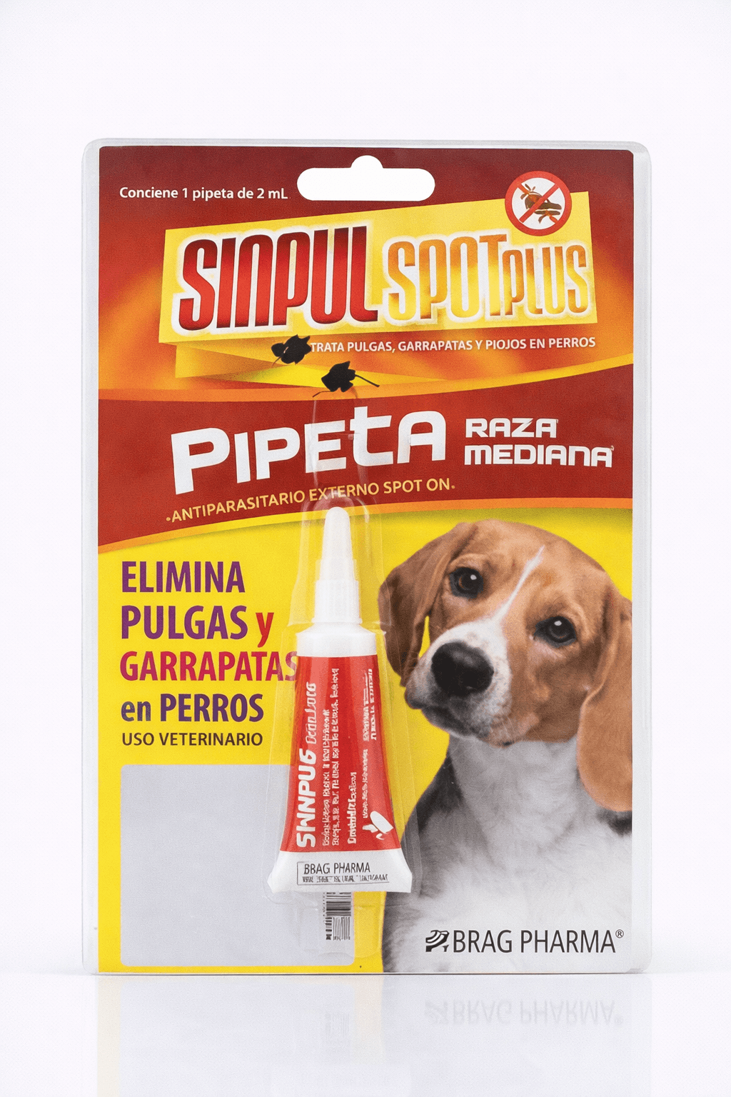 Sinpul Spot Plus Pipeta Antiparasitaria para Perro Raza Mediana 2 mL