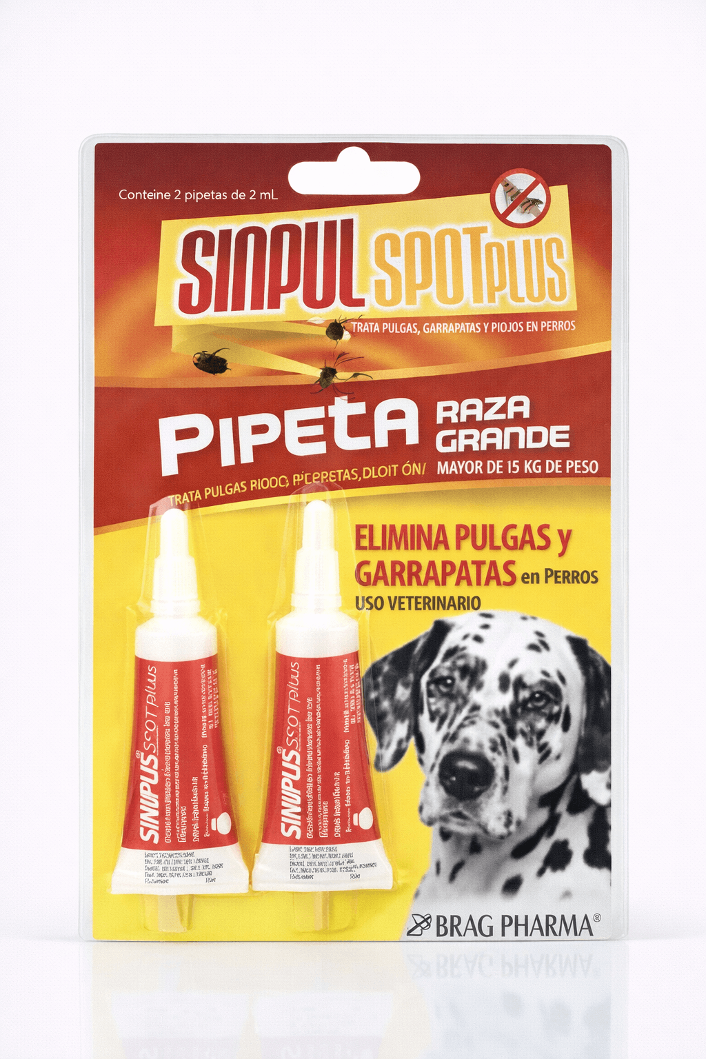 Sinpul Spot Plus Pipeta Antiparasitaria para Perro Raza Grande 2 x 2 mL