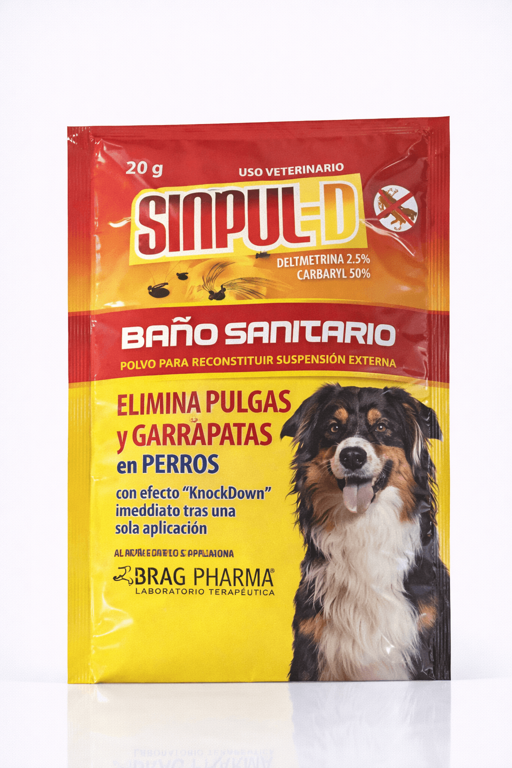 Sinpul Baño Sanitario Antiparasitario en Polvo 20 g