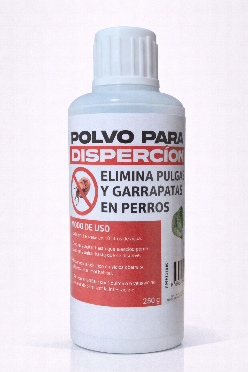 Polvo para Dispersión Antiparasitario para Perros Elimina Garrapatas y Pulgas