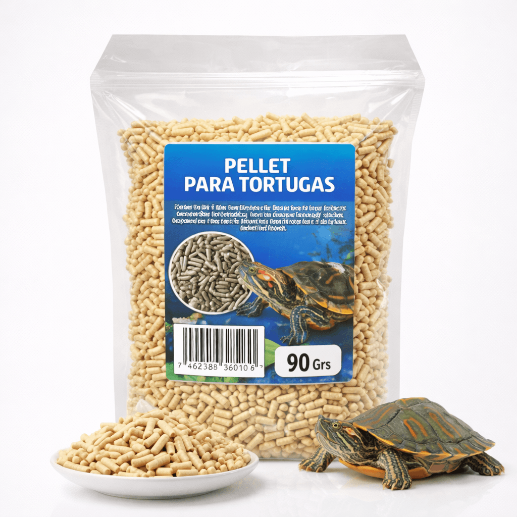 Alimento para Tortuga Pellet Blanco 90 Gramos