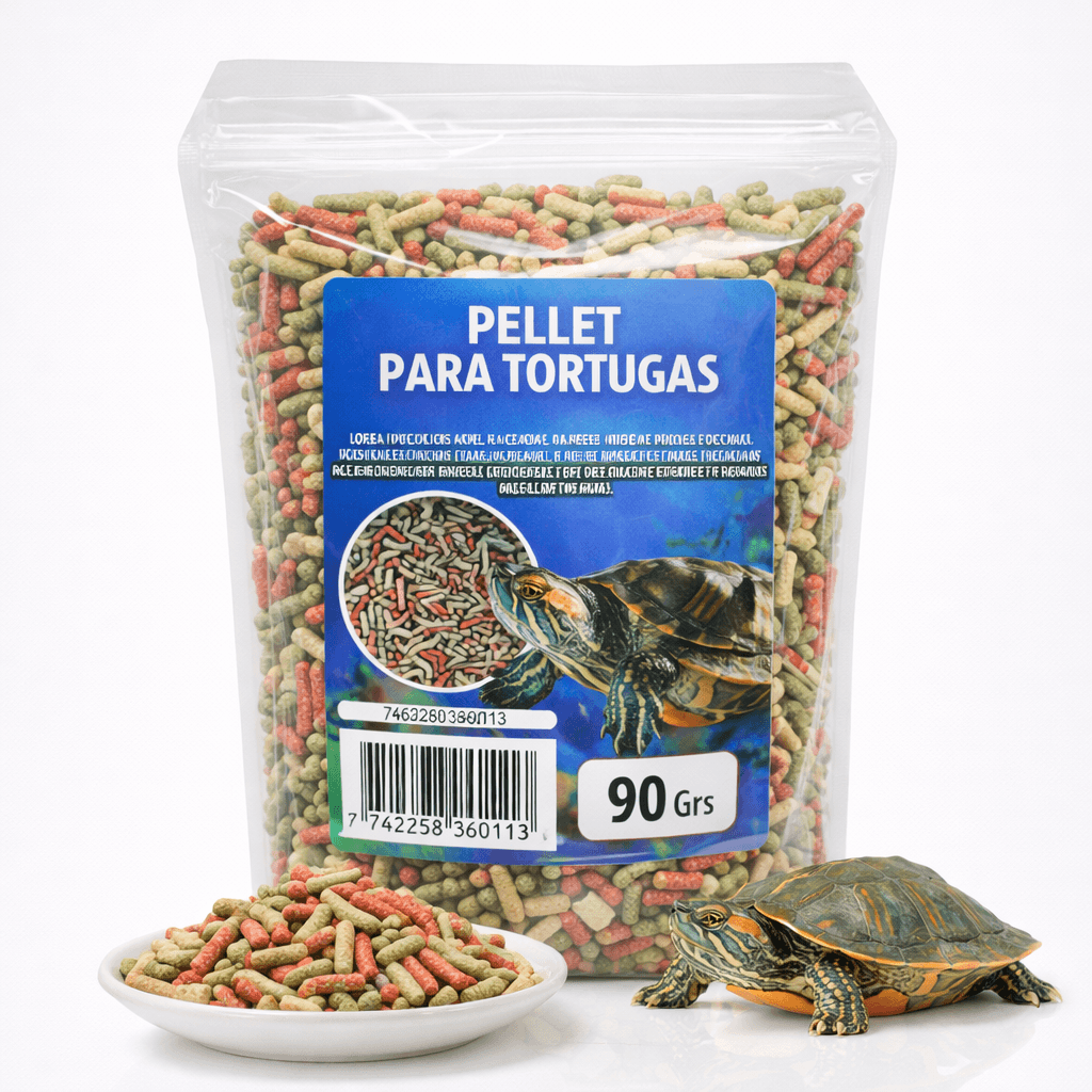 Alimento para Tortugas Pellet Tricolor 90 Gramos