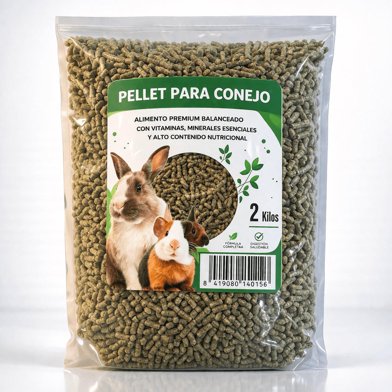 Pellet para Conejos 2 Kilos