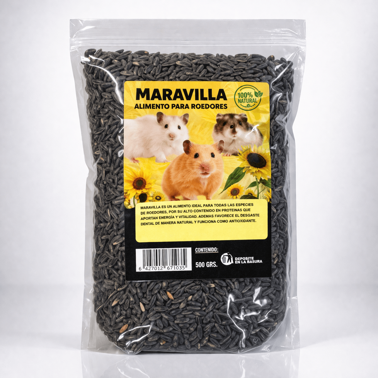 Maravilla 500 Gramos para Pequeñas Mascotas