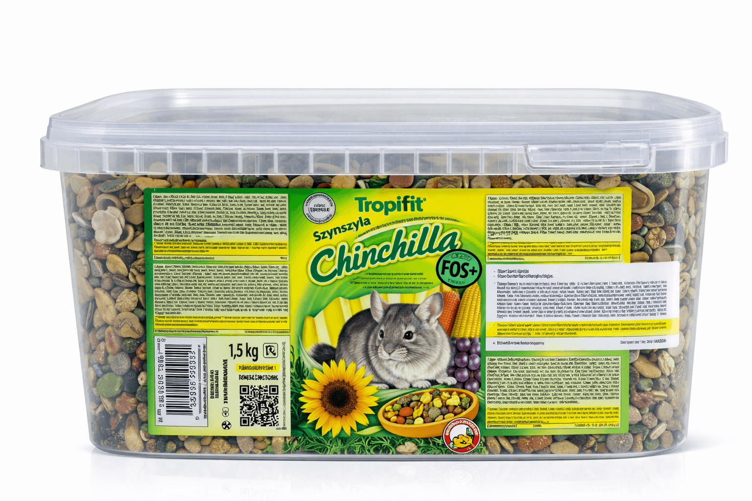 Chinchilla Alimento para Chinchillas 1.5 Kilos