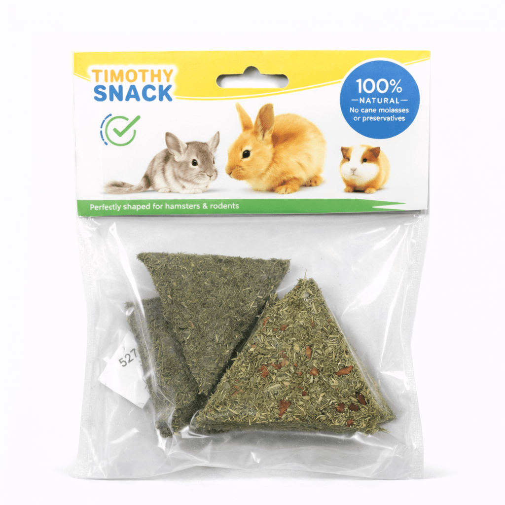 Timothy Snack Chip con Zanahoria para Pequeñas Mascotas