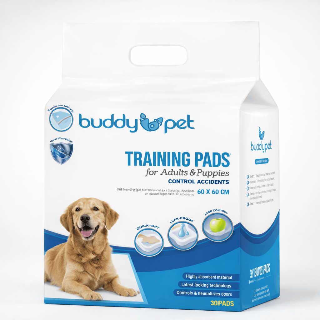 Sabanillas de Entrenamiento para Perros Buddy Pet 60 x 60 cm 10 Unidades
