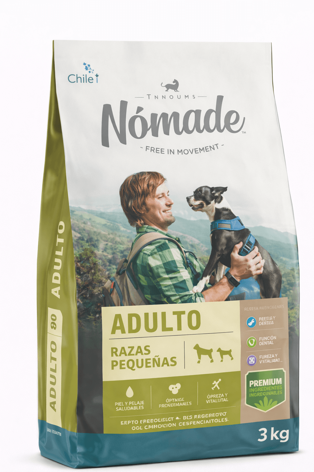 Nómade Adulto Razas Pequeñas Alimento para Perros 3 Kg