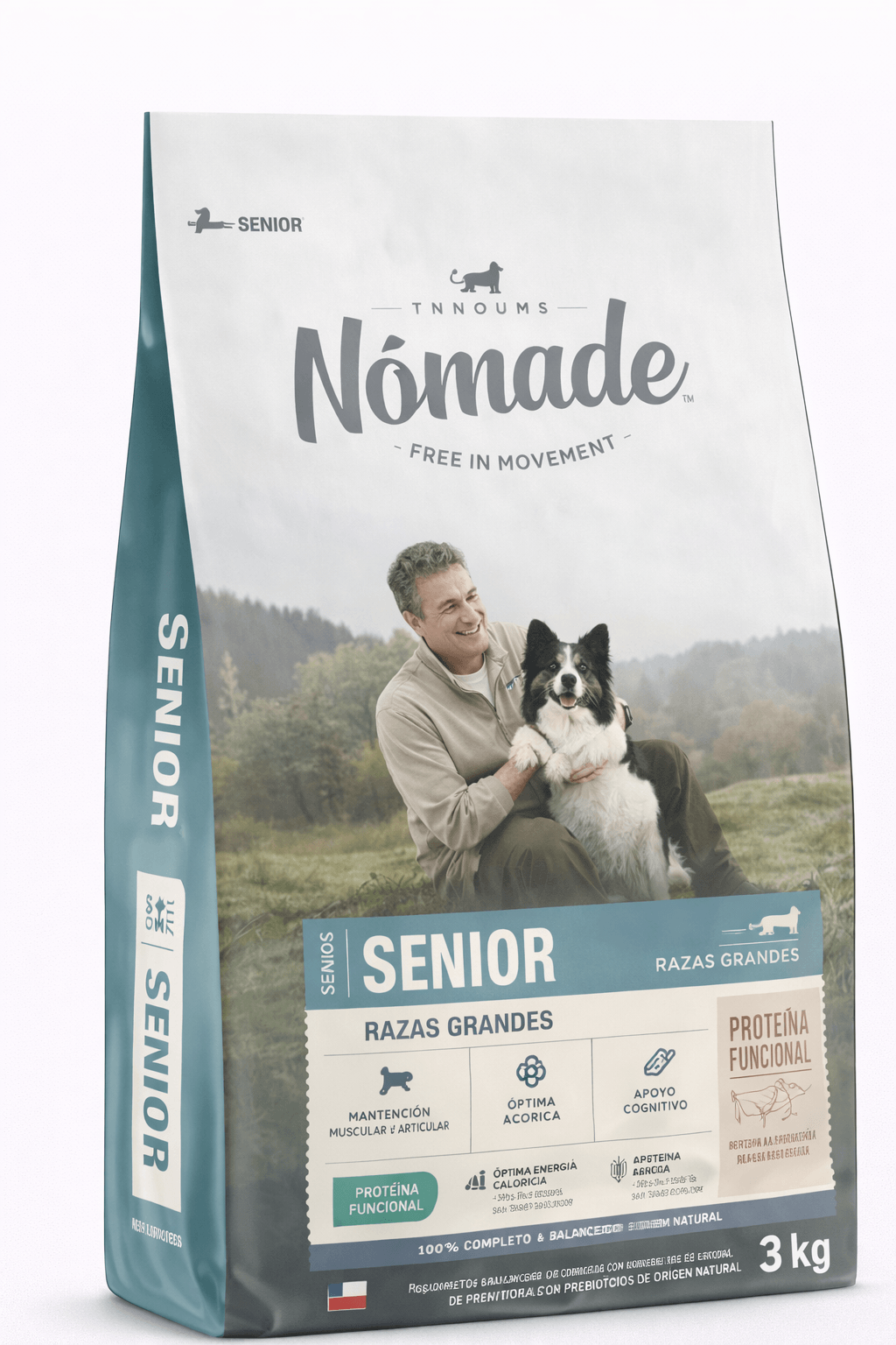 Alimento para Perros Nómade Senior Razas Grandes 3 Kg